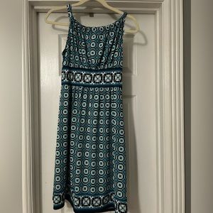 Blue Pattern Dress
